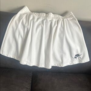 Nike White Athletic Skirt